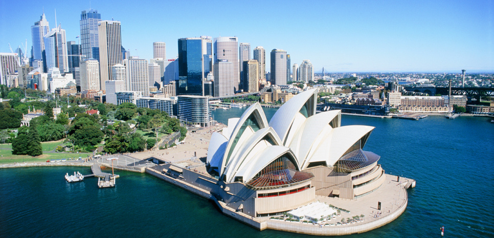 Corbis- Vista aérea del Opera House sidney_7089_966x