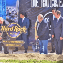 Presidente Danilo Medina encabeza primer picazo de Hard Rock Hotel & Casino Santo Domingo