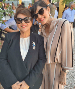 Sra. Minerva Viuda de Cocco y Patricia Cocco