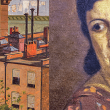 Celeste Woss y Gil en la Galería de Bellas Artes