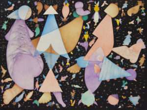 [2013-9] Encuentro con la vida (77x57cm) Acuarela