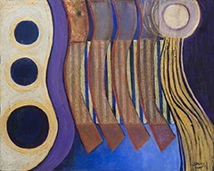 Conjunción y cometa" / Acrílica / 40"x50