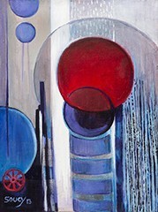 De la serie de la Mauvina de los astros" / Acrílica/ 2013/ 30"x40