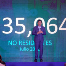 Turismo logra en julio el mejor mes de todos los tiempos en llegadas de turistas.