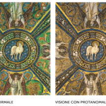 Resumen: Rávena, Ciudad de los Mosaicos, Patrimonio Mundial de la UNESCO, en colaboración con EnChroma y la Fondazione Paolina Brugnatelli, permite a los visitantes daltónicos redescubrir los colores de los mosaicos